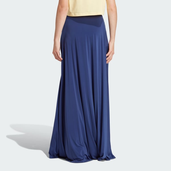 สีน้ำเงิน กระโปรง Premium Originals Flowy Maxi