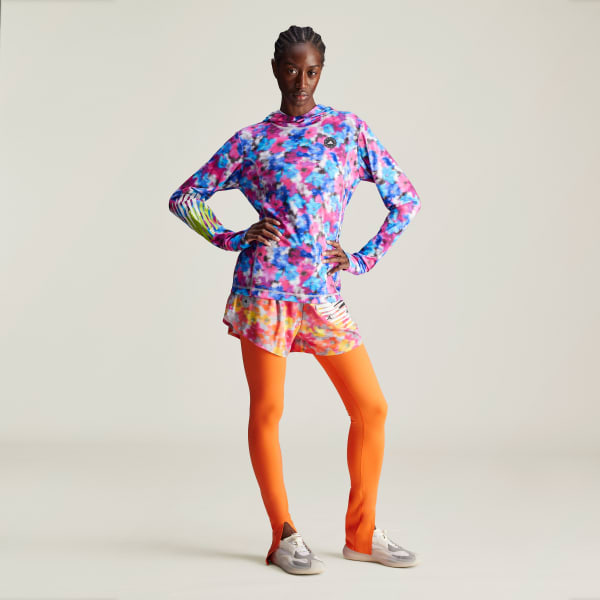 ADIDAS BY STELLA MCCARTNEY フード付き長袖トップ adidas by Stella McCartney プリント フード付き長袖トップ