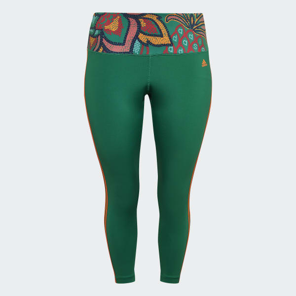 zelená Legíny FARM Rio Training 7/8 (plus size) UB407