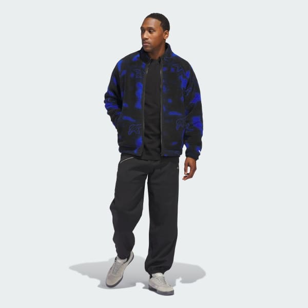 Blue camo adidas jacket outlet