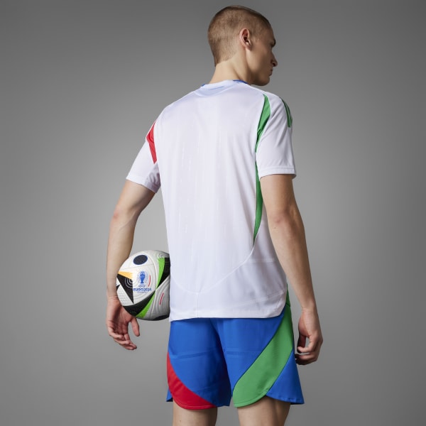 イタリアのアウェイジャージ adidas Italy 2024 Away Authentic Jersey - White | Free