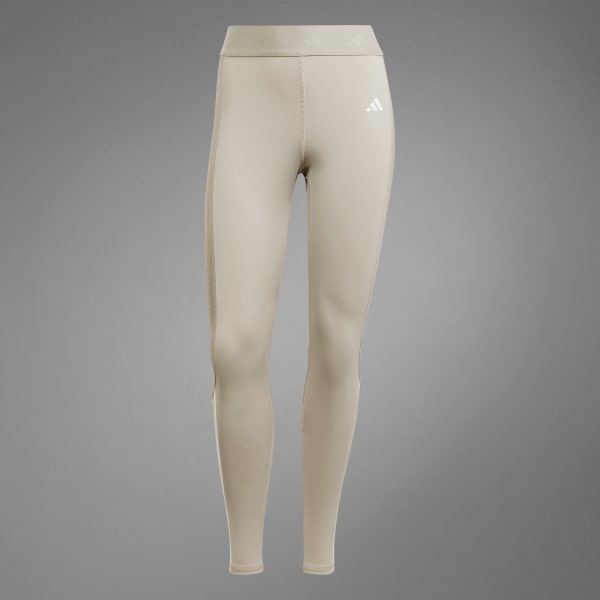 Leggings Hyperglam Shine Full Length Beige adidas adidas Italia