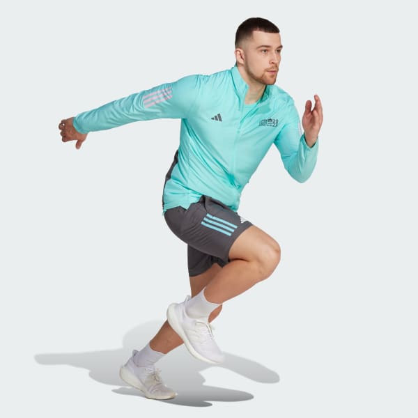 adidas BMW BERLINMARATHON 2023 Legends Jacket Turquoise adidas UK