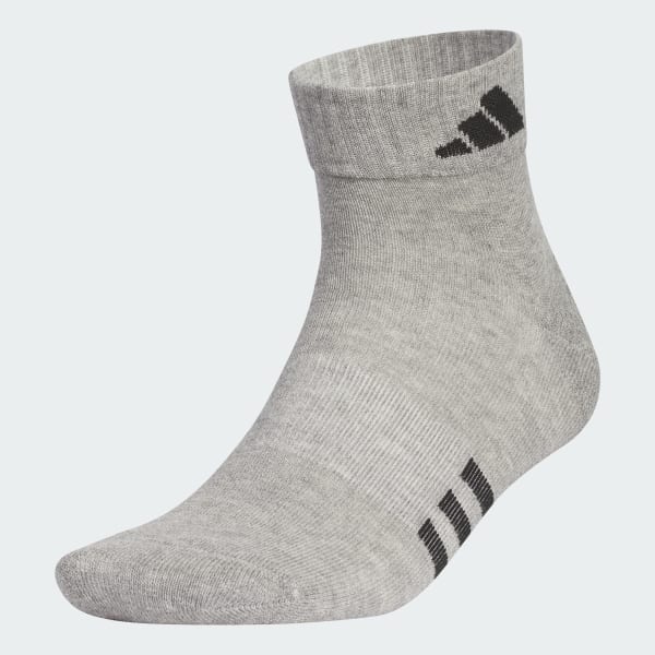 グレー 【ゴルフ】アンクル丈 ロゴクッションソックス