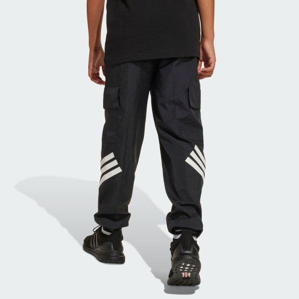 Preto Future Icons 3-Stripes Woven Pants Kids