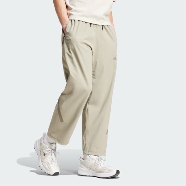 สีเบจ กางเกงผ้าทอขายาว adidas Z.N.E.