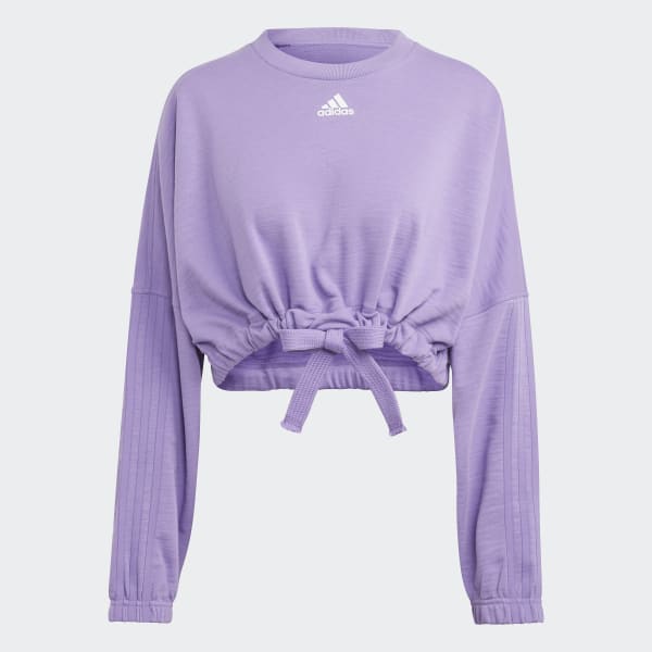 Purple adidas sweatshirt shop
