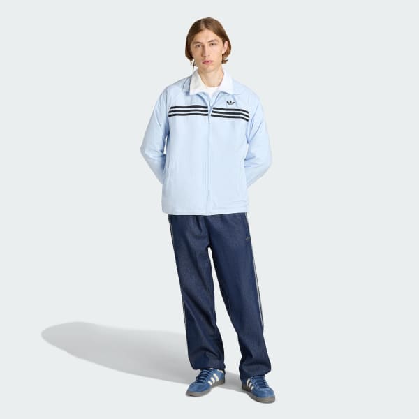 Bleu VESTE DE SURVÊTEMENT CHEST STRIPES