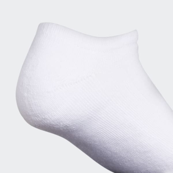 White Cushioned No-Show Socks 3 Pairs HFB95A