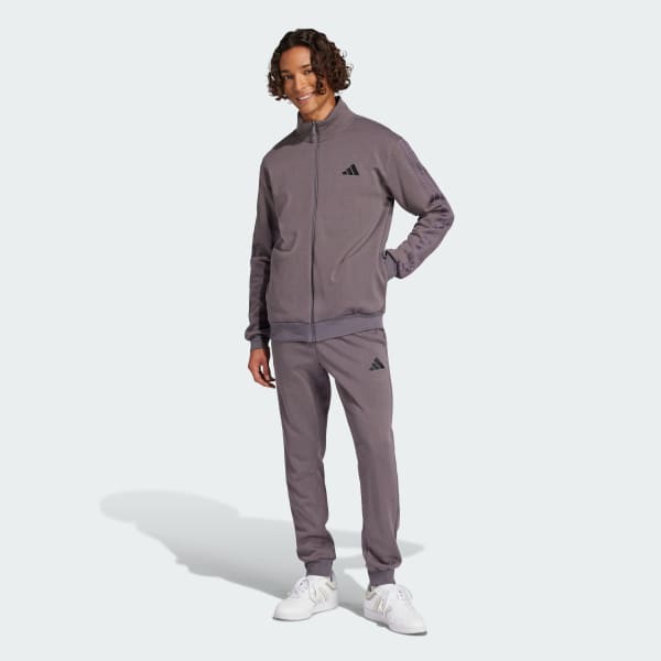 Grau Sportswear Basic 3-Streifen Trainingsanzug