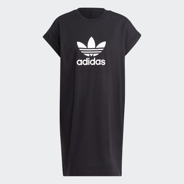 adidas Adicolor Classics Trefoil Tee Dress - Black | Women's Lifestyle |  adidas US