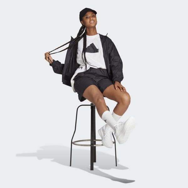 Black 퓨쳐 아이콘 우븐 쇼츠