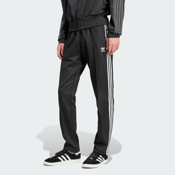 Adidas originals beckenbauer joggers 3 stripes white deals