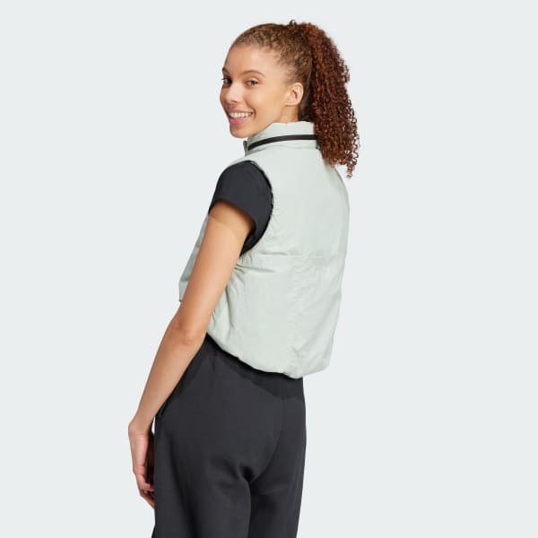 Grey City Escape Cropped Vest