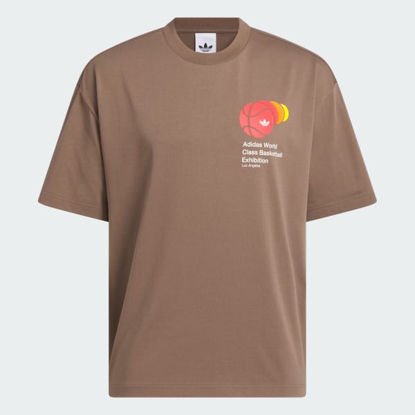 Brun Q3 Graphic T-Skjorte