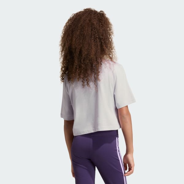 Roxo CAMISETA RECORTADA ESTAMPADA EVERYDAY GLAM INFANTIL