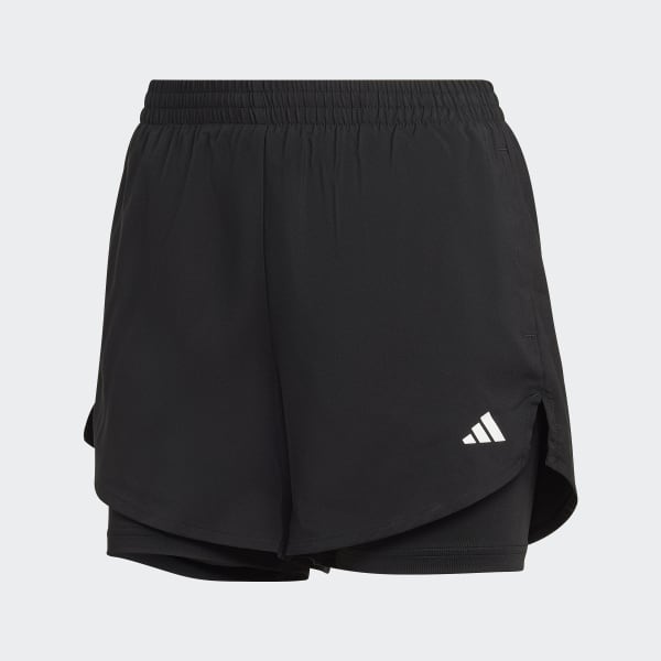 Negro Shorts AEROREADY 2 en 1