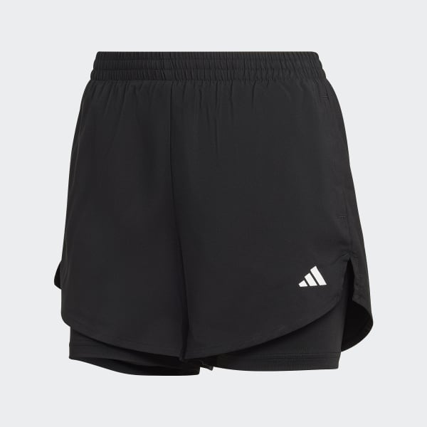 Negro Shorts Made for Training AEROREADY Minimal Dos en Uno