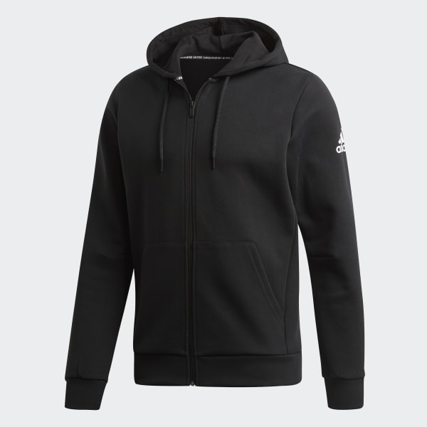 Negro Campera Con Capucha Must Haves