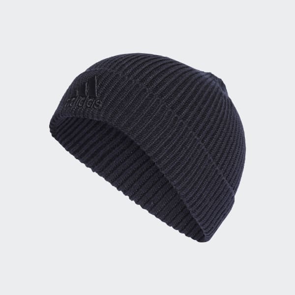 Blue Two-Colored Logo Beanie
