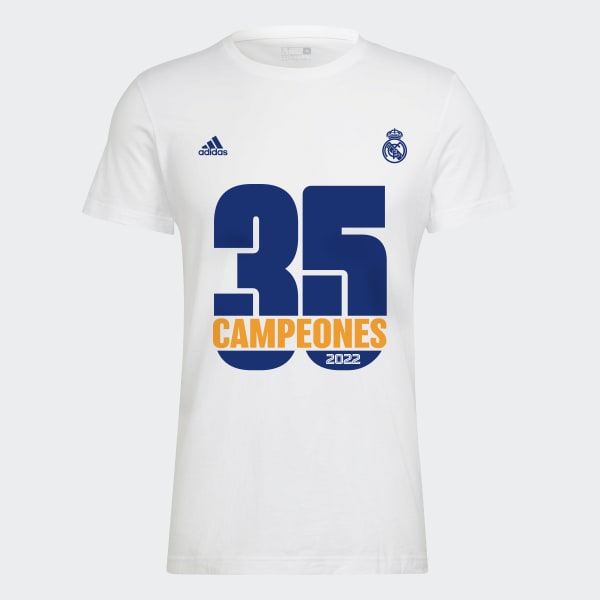 Wit Real Madrid 2022 Winner T-shirt FWD20