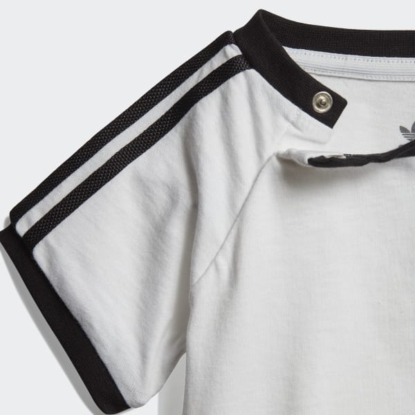 Hvid 3-Stripes T-shirt