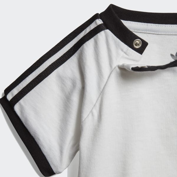 Branco T-shirt 3-Stripes