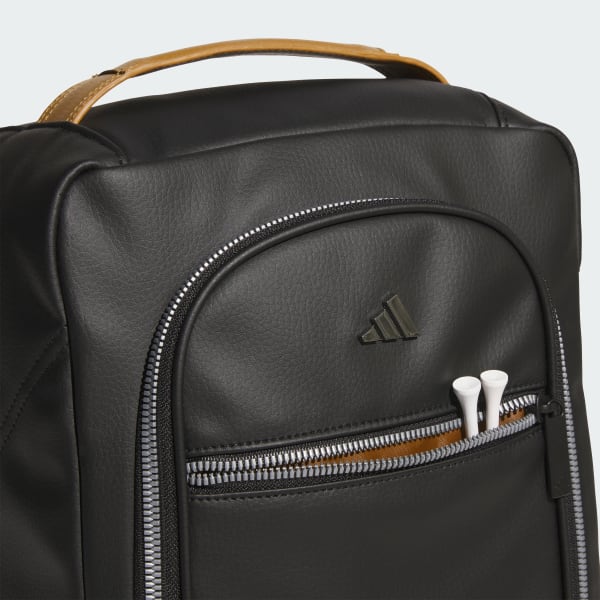 値交有！JAPAN！シューズバッグ アディダス 【ゴルフ】ポリウレタン シューズバッグ - ブラック