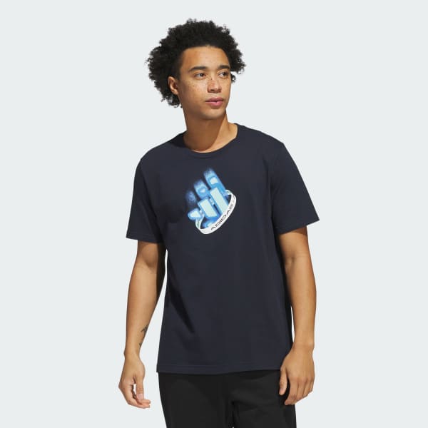 Azul Playera Neon Festival Estampada