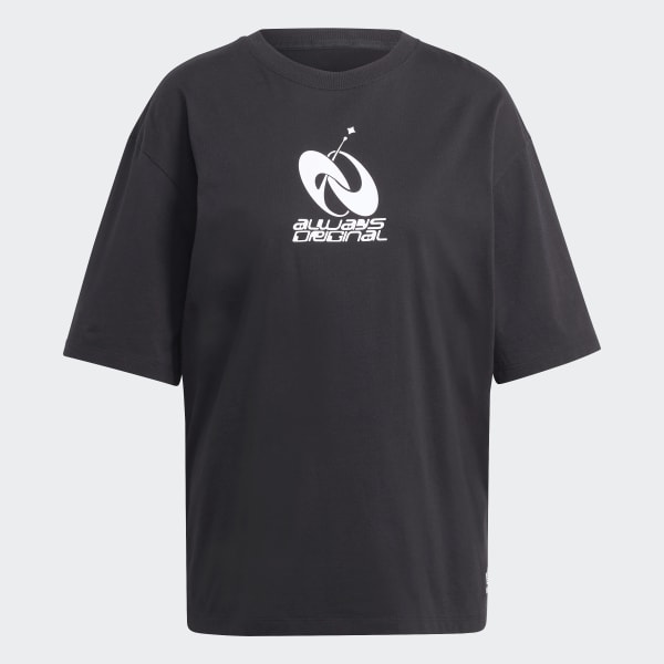 Black Always Original Graphic Loose Tee