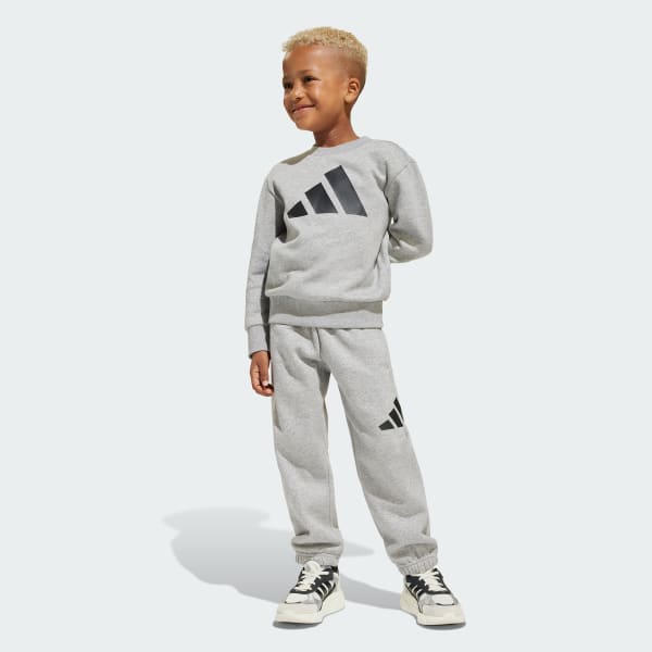 Grey Essentials Joggers Set Kids