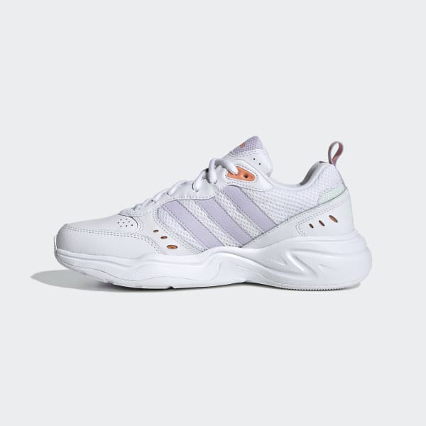 adidas Women's Strutter Shoes in White and Purple | adidas UK