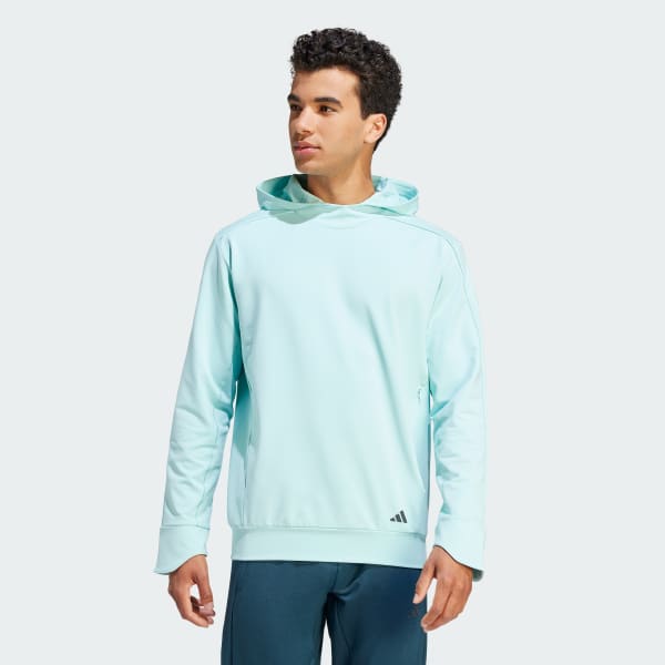 Turquoise Yoga Training Hooded Sweatshirt