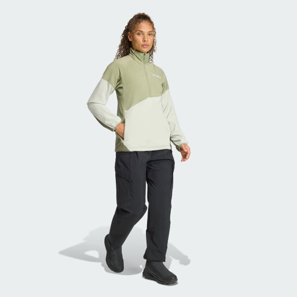 Verde Anorak Terrex Multi Climawarm Fleece