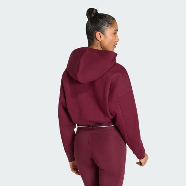 Bordeaux Hoodie court Hyperglam