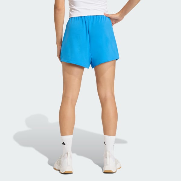 สีเขียว กางเกงขาสั้นโลโก้ขนาดใหญ่ Train Essentials