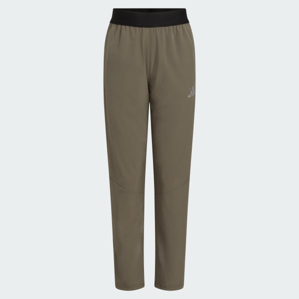 adidas Designed for Training Stretch Woven Pants - Green | Kids ...