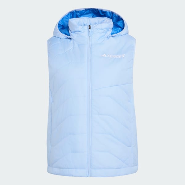 Azul Chaleco con capucha Terrex Multi Climawarm aislado