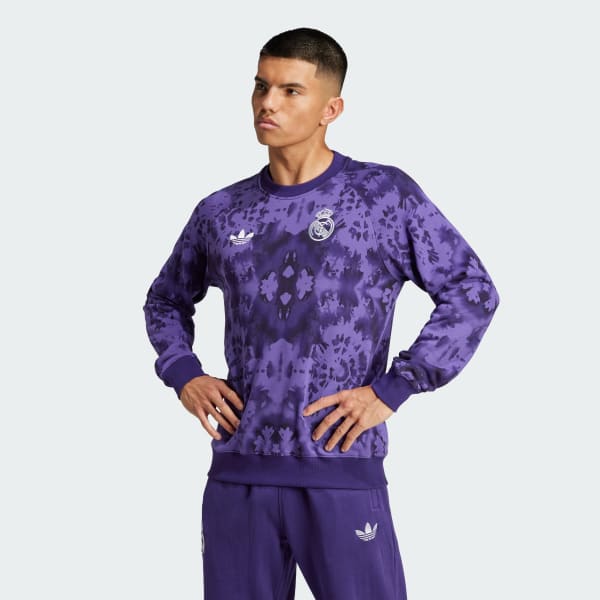 Purple Real Madrid CNY Crew Sweatshirt
