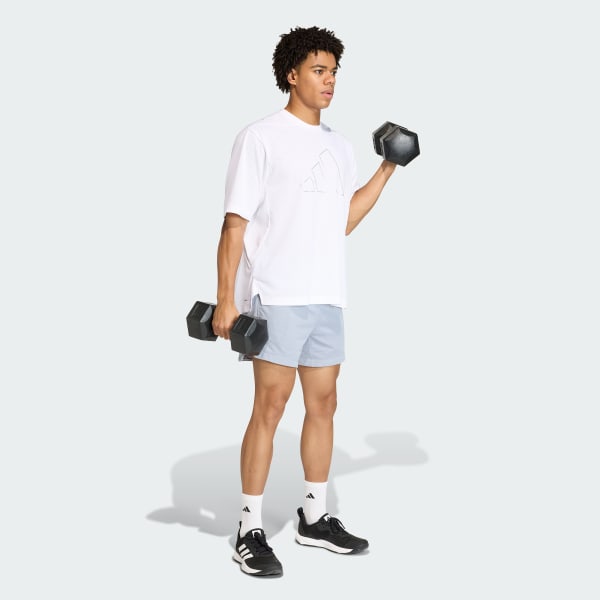 Grey D4T PrimeLift Essentials Workout Mesh Shorts