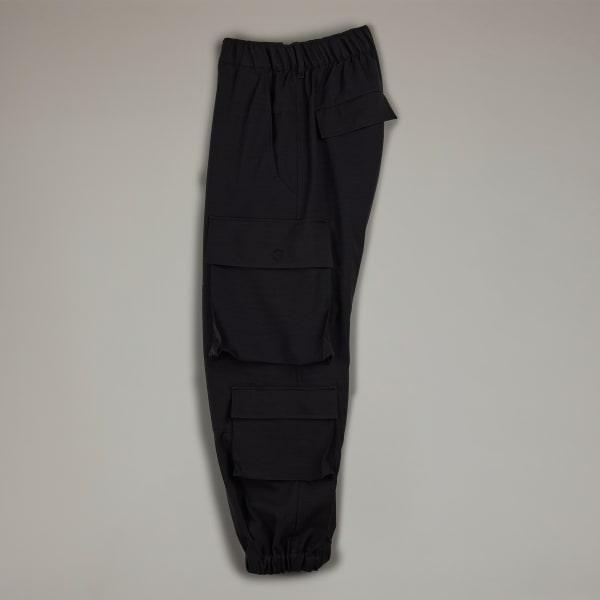 adidas Y-3 Sport Uniform Cuffed Cargo Pants - Black | Free