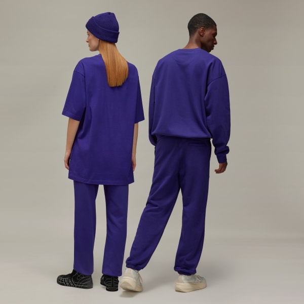 Purple Y-3 Brushed Terry Track Pants