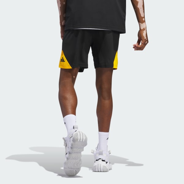 Black Basketball Badge of Sport Shorts