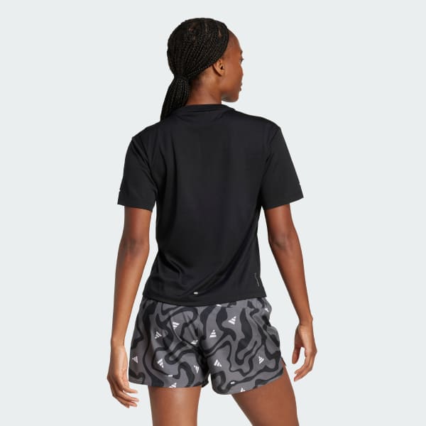 Negro Polera Run It Brand Love