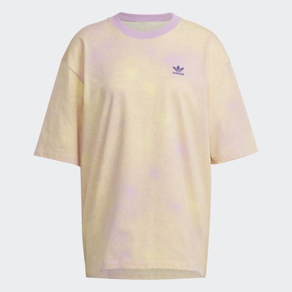 Morado Camiseta Estampada NQ448