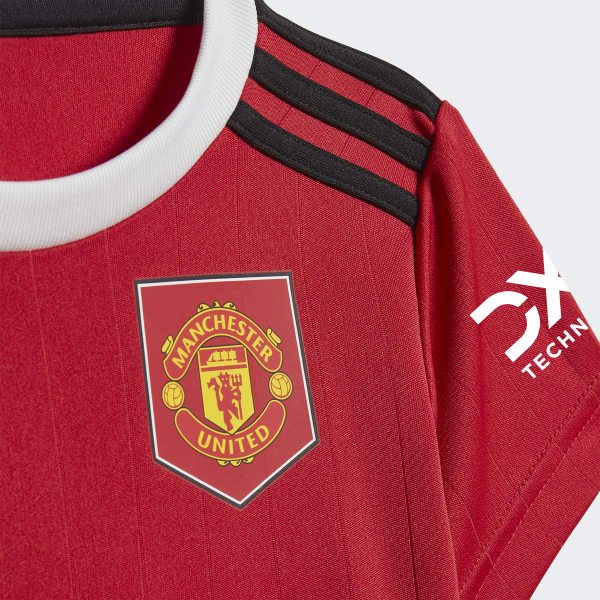 Czerwony Manchester United 22/23 Home Baby Kit TQ020
