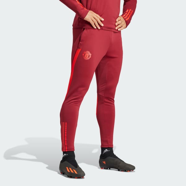 Burgundy Tepláky Manchester United Tiro 23 Training