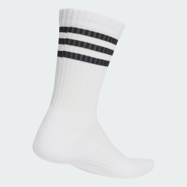 bílá Ponožky 3-Stripes Cushioned Crew – 3 páry