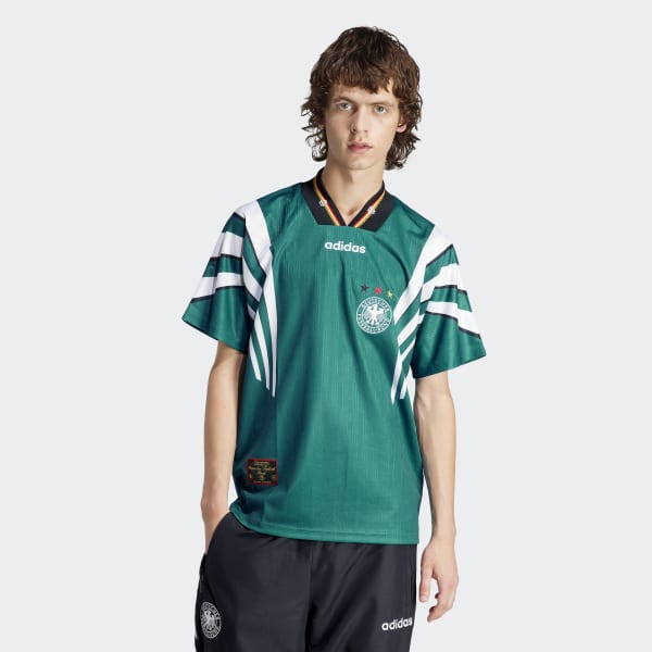 ドイツ代表 1996 アウェイジャージー★adidas正規復刻品★EURO アディダス ドイツ代表 1996 アウェイジャージー - グリーン