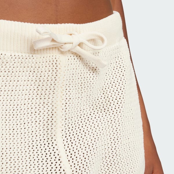 adidas Originals Premium Crochet Sprinter Shorts White adidas